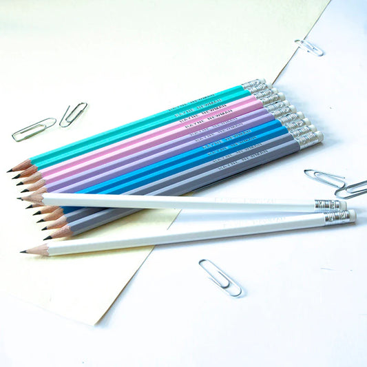 Pastel Rainbow Personalised Pencils